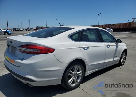 2018 Ford Fusion Se Hybrid z USA, uszkodzony, nr VIN 3FA6P0LU3JR129961